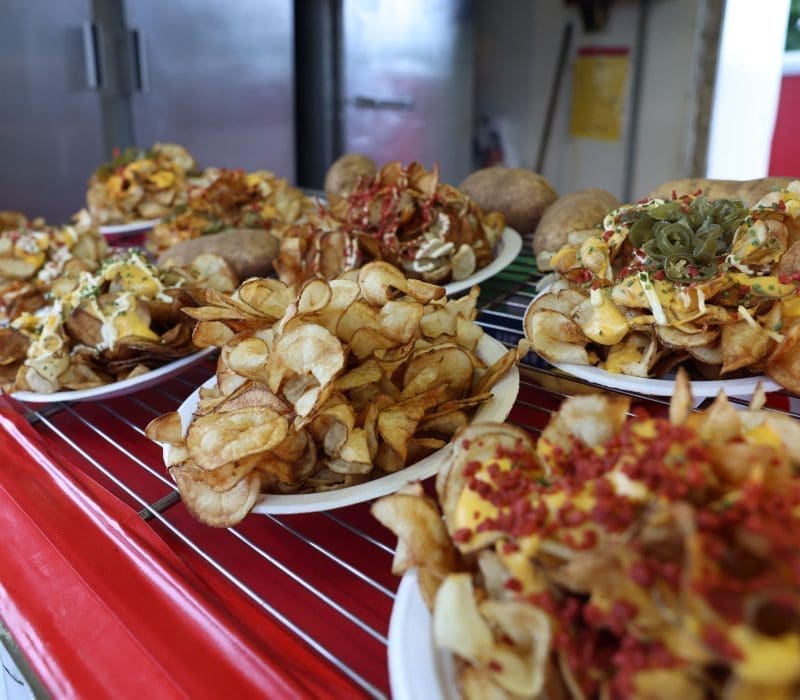 Loaded chips at the Topsfield Fair