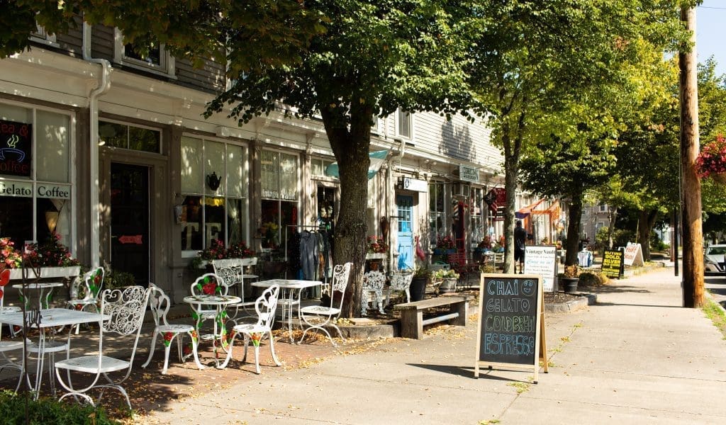Cafe in Downtown Georgetown MA