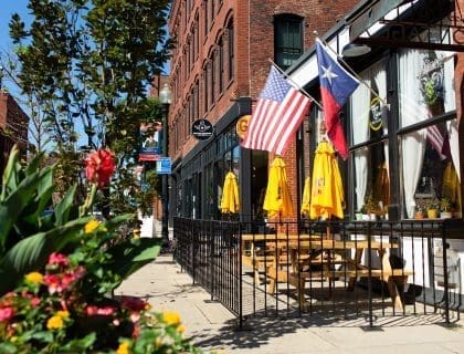 Exterior of Southern Restaurant in Downtown Haverhill MA