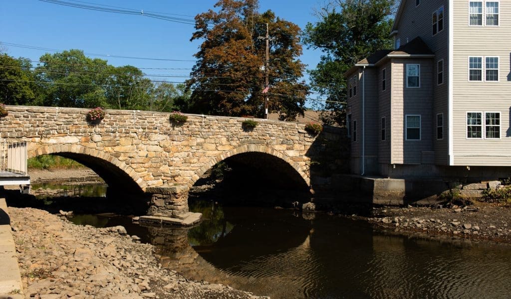 Ipswich MA Bridge over water