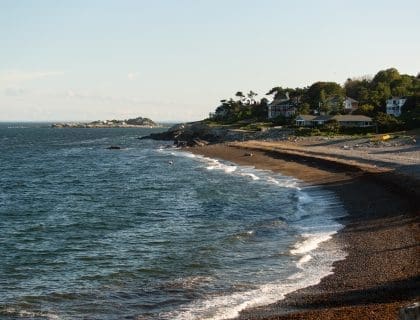 View of the Water at Castle Rock in Marblehead MA