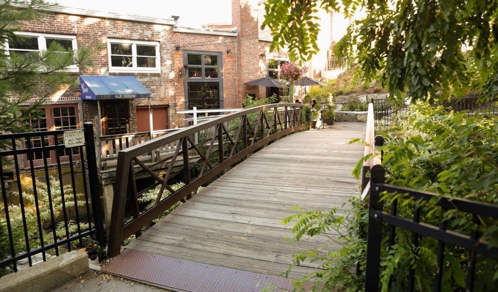 Amesbury MA Town and Bridge