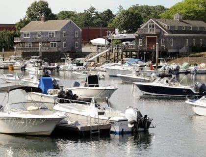 Boats Docked in Gloucester MA