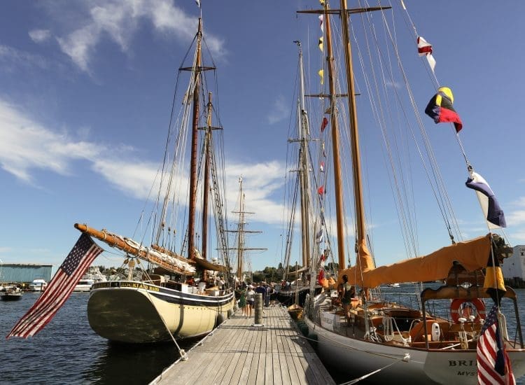 Dock in Gloucester MA During SchoonerFest