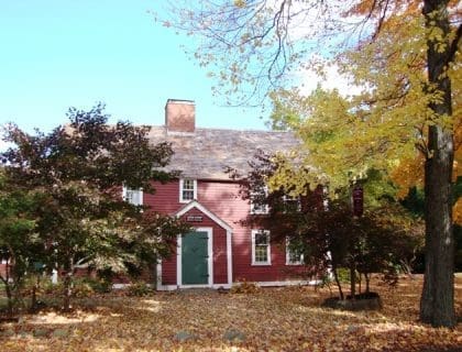 Exterior of Red Brooksby Smith Farm House in Peabody MA