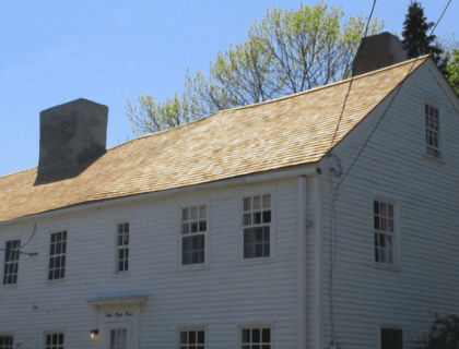 Exterior of the Swett Ilsley House in Newbury MA