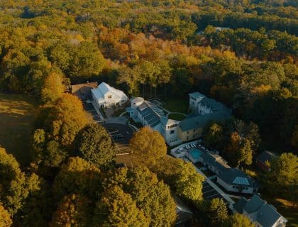 Aerial of Briar Barn Inn