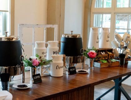 Coffee and Tea station