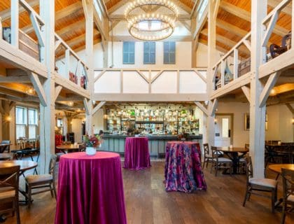 Corporate event in the Main Dining area at The Grove