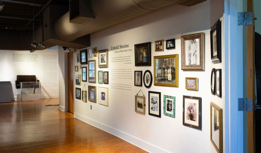 An exhibit at the Lynn Museum