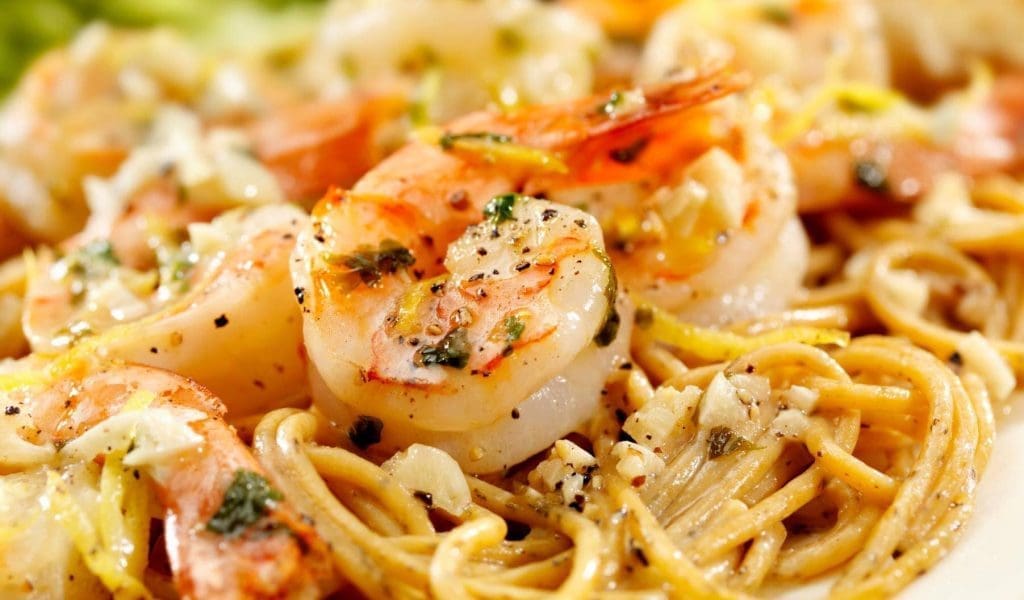 Shrimp scampi from Capri Seaside Grill & Bar