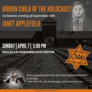 Holocaust Speaker Flyer - Janet Applefield